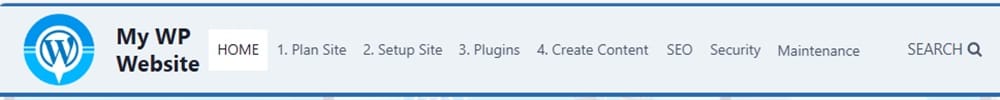 navigation categories shown in header primary menu