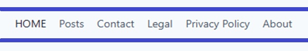 navigation essential pages shown in footer